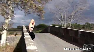 Flashing Milf Slut in Public on a Terrible Day