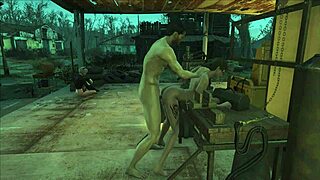 Sanctuary Fuck Scene in Fo4 with Hot Cartoon Brunette