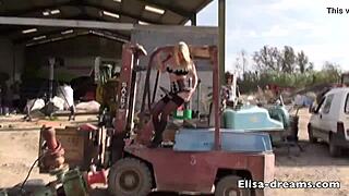 Flashing Milf Slut in Public on a Terrible Day