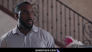 Hot blonde screams as first big black cock fucks her hard!