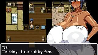 Tanned Girl Natsuki Hentai Game Ep 21 Stranger Outdoor Massive Facial Cumshot