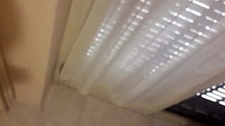 Gasping While Jerking Off with Feet and Socks in Focus