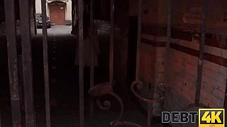 Smart beauty starts sex with collector for debt delay