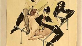 Wow! Vintage Erotic Drawings Bring Back Wild Retro Fantasies in Stunning Detail!
