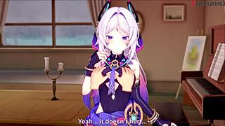 Citlali Delivers Wild Blowjob in Genshin Impact Fantasy