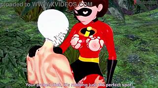 yo, wanna watch elastigirl bang hard on a secret mission? check the full incredibles movie now!