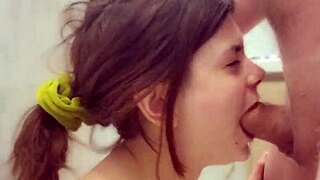 Teen Gets Fucked In The Mouth In An Amateur Video!