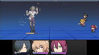 Homem lambendo buceta da protagonista em fonte termal