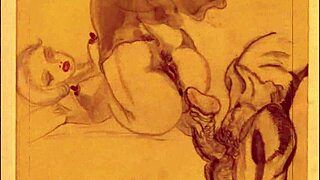 Wow! Vintage Erotic Drawings Bring Back Wild Retro Fantasies in Stunning Detail!