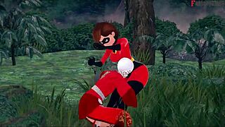 yo, wanna watch elastigirl bang hard on a secret mission? check the full incredibles movie now!