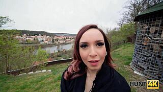 hunt4k unfolds the best worst mistake as brunette rides cowgirl style. Watching her pov is intense!