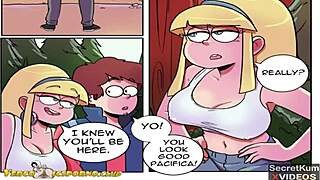 Gravity Falls next summer - Dipper’s outdoor cabin orgy with foursome reverse gangbang! Wow, what a wild night!