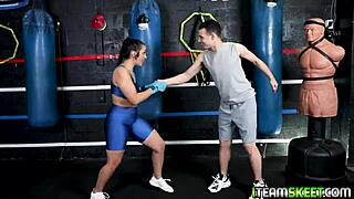 Hot Brunette Teen 18+ In Oil Craves Hard Cock Now!