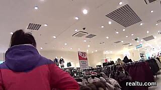 This crazy Czech nympho got lured at the mall and pounded POV.