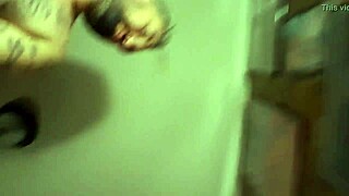 my latina freak with tattoos explores oral pleasures and big cocks in homemade fun