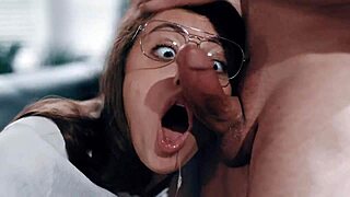 Adult Time - Barista buries big dick inside enormous tits Milf Alura Jenson's phat pussy! Wow!