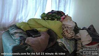 19yo Areana Fox Takes Huge Black Dildo at Beach House for Summer Solstice