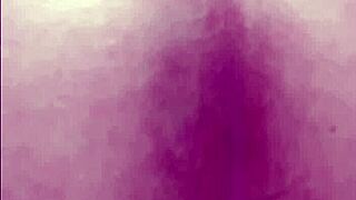 mature latina ann in hidden bathroom golden shower