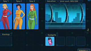 totally spies paprika trainer part 18, spies battling dildos for orgasm 😏