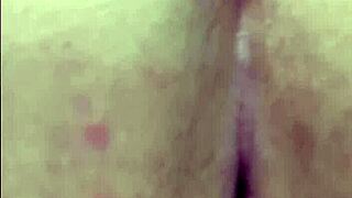 mature latina ann in hidden bathroom golden shower