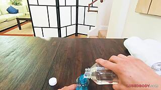 18yo Babe Enjoys Deep POV Massage with Maya Bijou and Monster Cock