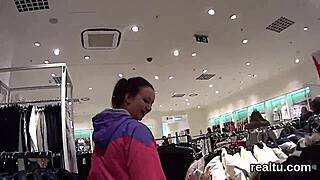 This crazy Czech nympho got lured at the mall and pounded POV.