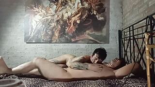 Tattooed Neighbor Blows And Gets Fucked Hard