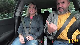 Bold Milf Hitches Ride, Picks Up Guy