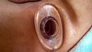 Close Up Tunnel Anal Play With Vibrator for Intense Fun