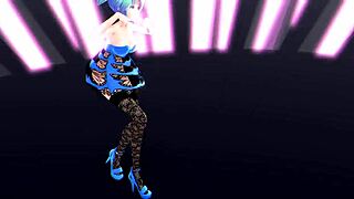 anime hatsune miku in suggestive hentai adventure