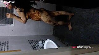 Oh wow, reenu bhabhi strips in the shower, exposing her amazing tits and pussy!