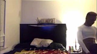 Muscle booty beatdown with bareback blowjob