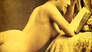 Vintage Hairy Scene With Wild Unrestrained Action