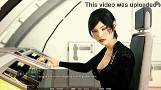 Is that asian girl braless in the void?