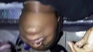 Hey, this big booty ebony midget snuck into my house and we had sloppy fucking with her tits bouncing