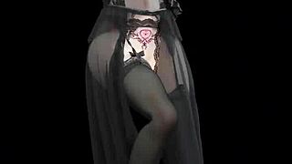 weak sound nude dance tiktok style mmd pure dance (3d adult anime)