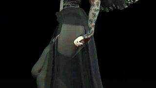 weak sound nude dance tiktok style mmd pure dance (3d adult anime)