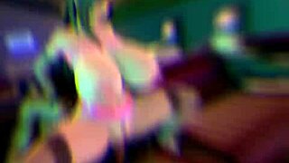 Tifa And Barret Fuck All Night Long In Front Of Cloud, Huge Creampie Scene