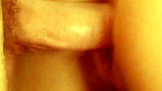 watch stockings threeway with cumshot on amateur babe