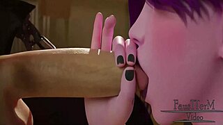 Raven After Class In Cartoon Classroom Setting