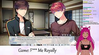 Vtuber Lewdneko plays F Me Royally part 1.