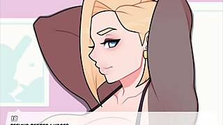 Foxicube Games Android 18 Blowjob Parody Clip