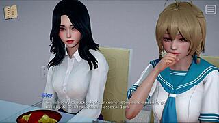 My bully turns into my lover in this erotic cartoon tale.