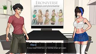 Confined with goddesses in intense titty fuck and fingering session.