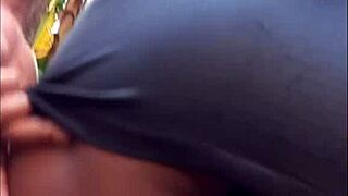 A young Brazilian brunette gets fucked in the favela by an amateur.