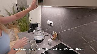 Blonde Fan Tastes Big Cock In Dorm And Swallows Cum