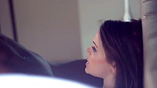 i was amazed by her first interracial lesbian sex with that flexible ebony teen