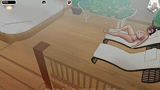 Confined with goddesses in intense titty fuck and fingering session.