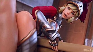 Overwatch SFM cumpilation 2 slams with wild 3D anime action