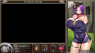 karryns prison guard explores new experiences in the hentai game part 3